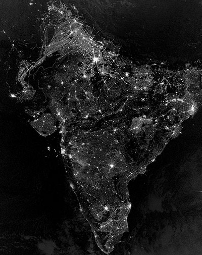 Satellite Eye on Earth: India at night