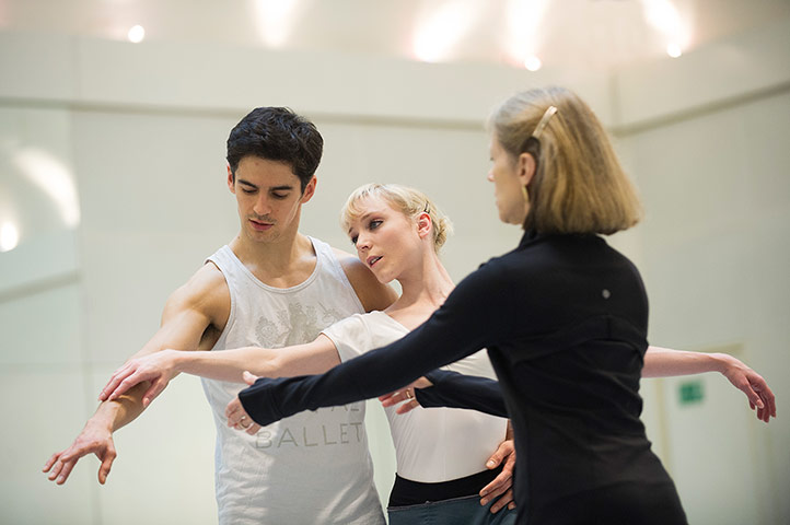 Royal Ballet: Rehearsals of In The Night at the Fonteyn Studio