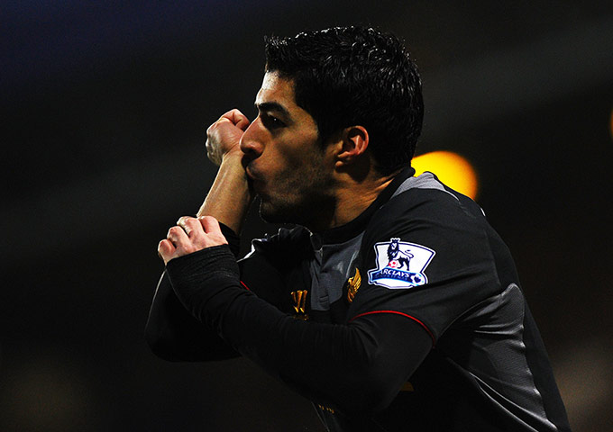 sport: Liverpool's Uruguayan striker Luis Suare