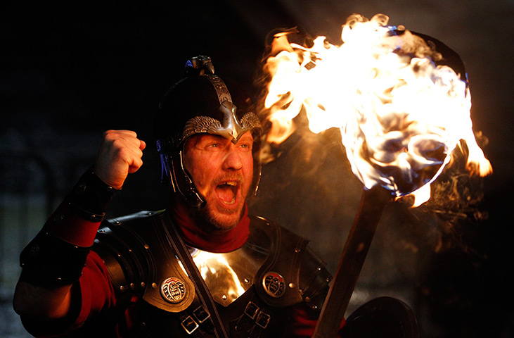 24 hours: Edinburgh, Scotland: Up Helly Aa Viking