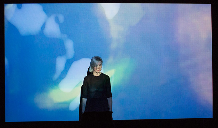 Turner Prize: Elizabeth Price poses in front of her work The Woolworths Choir 