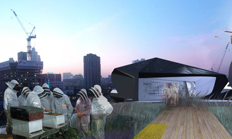 image of the SunBloc house on a rooftop