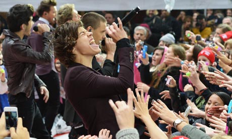 One Direction perform on NBC's Today at Rockefeller Plaza, New York City
