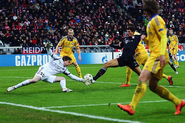 wed champs: Mario Gomez scores