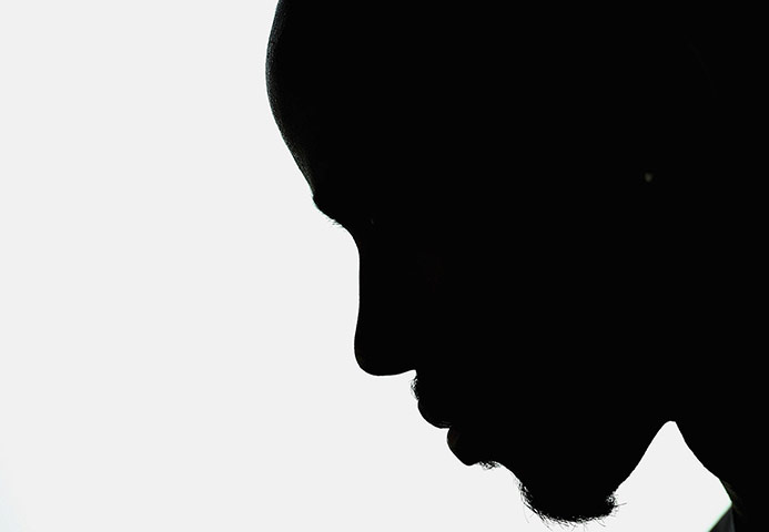 Mo Farah - In Pictures: Silhouette of Mo Farah's face