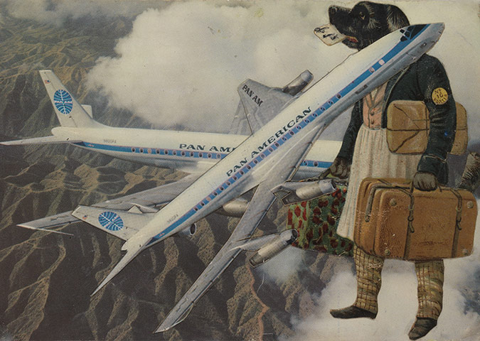 Michael Hoppen: Jacques Prévert, Collage Chien Aviateur, 1955