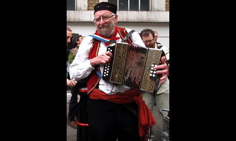 Doug Adams played at the Sidmouth and Dartmoor folk festivals
