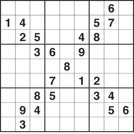 hard sudoku puzzle