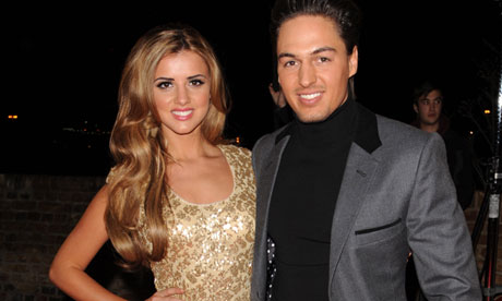 TOWIE stars Lucy Mecklenburgh and Mario Falcone.