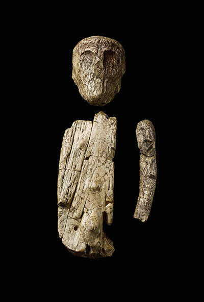 Ice age artifacts: The oldest puppet or doll: an articulated figure made of mammoth ivory