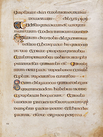 Book of Kells: From the Sermon on the Mount