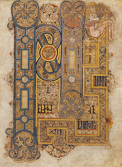 Book of Kells: The opening words of Mark’s Gospel