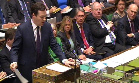 George Osborne delivers the autumn statement