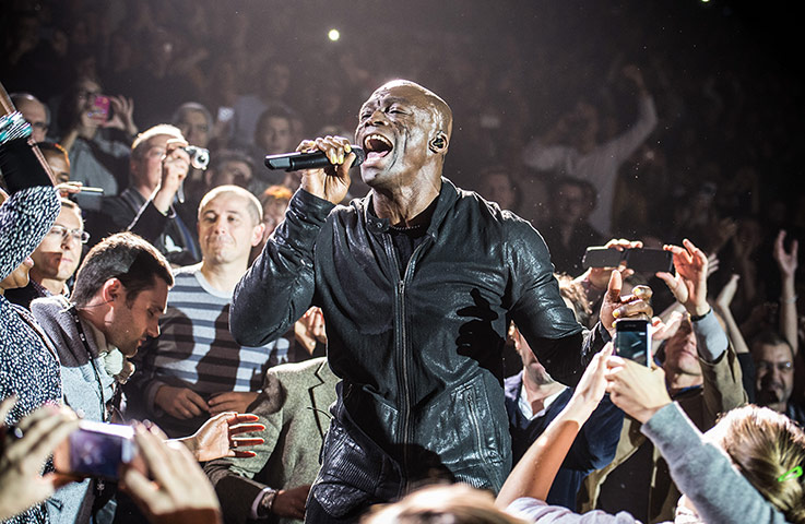 Week in music: Seal performs at Le Zenith, in Paris on 2 December