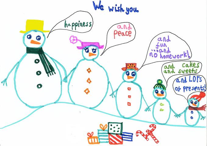 Political Christmas cards: Politicians Christmas cards