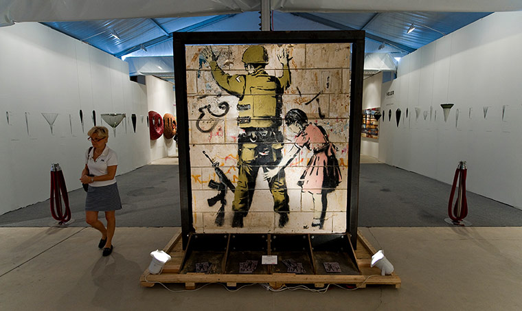 Art Basel:  'Stop and Search' by Banksy