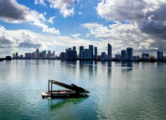 Art Basel: A giant 100 foot gator