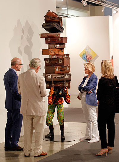 Art Basel: 'Homeless boy' by Yinka Shonibare