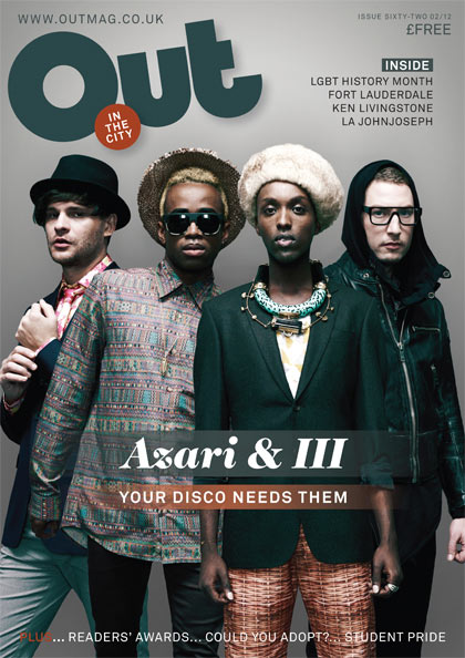 Out magazine cover