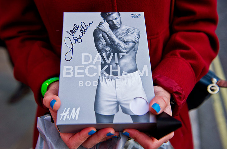 David Beckham fashion: David Beckham launches his new range of underwear for H & M 