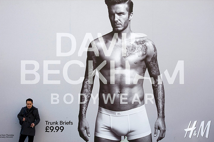 David Beckham fashion: David Beckham launches his new range of underwear for H & M 