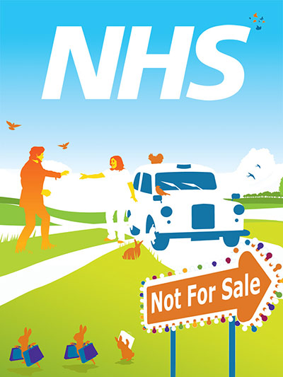 Artists for the NHS: NHS not for sale