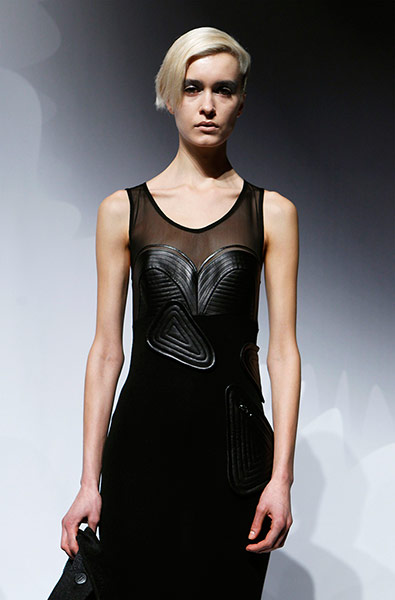 New York Fashion Week: a creation by the designer Lie Sang Bong in New York