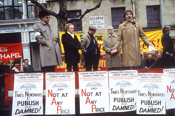 Dennis Skinner: London Print Branches Liason Committee Demo