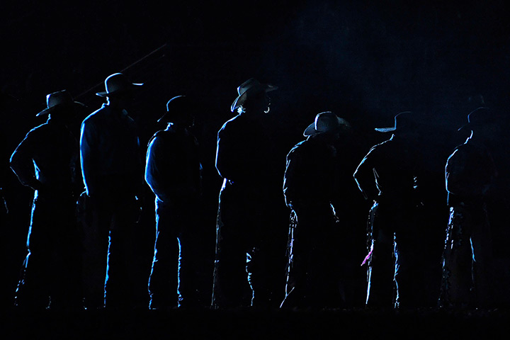 24 hours in pictures: Bull riders line up before Spurs Monster Bull event, Florida
