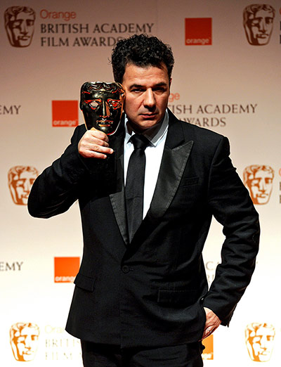 Baftas 2012 winners: French composer Ludovic Bource with his Bafta
