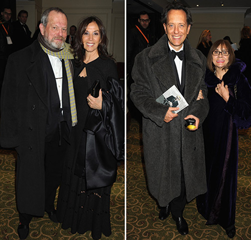 Bafta fashion: Terry Gilliam and Richard E Grant