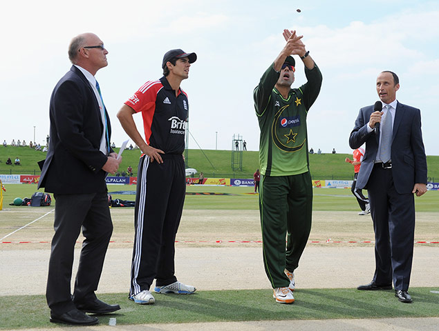 1st ODI: England and Pakistan First ODI coin toss