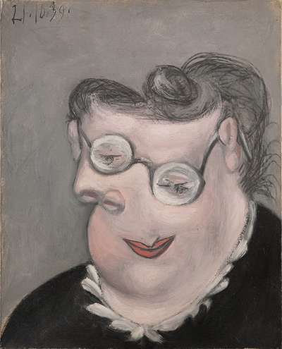 Picasso & Modern Brit Art: Portrait of Emilie Marguerite Walter by Picasso