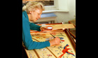 Mary Mobbs painted the flowers and birds on the soundboards with considerable delicacy