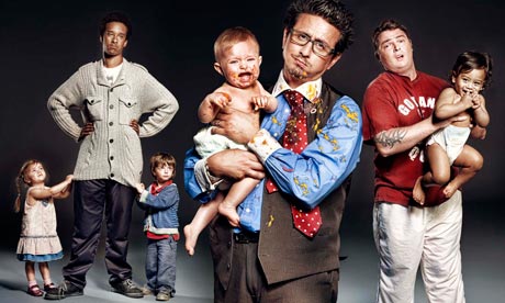Guess what? These men can't change nappies … Daddy Daycare.