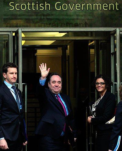 Cameron: David Cameron visits Scotland