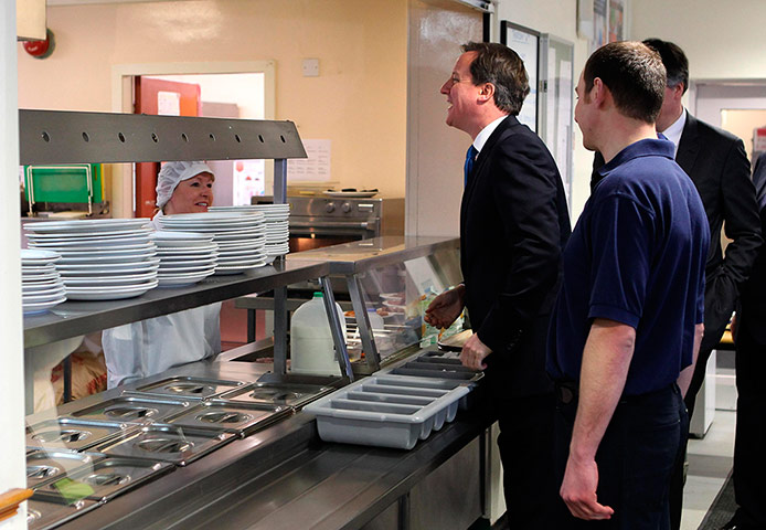 Cameron: David Cameron visits Scotland