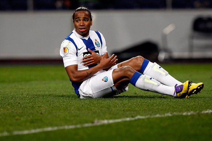 Porto v City: FC Porto's Pereira looks dejected after scoring an own goal