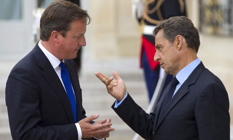 David Cameron y Nicolas Sarkozy