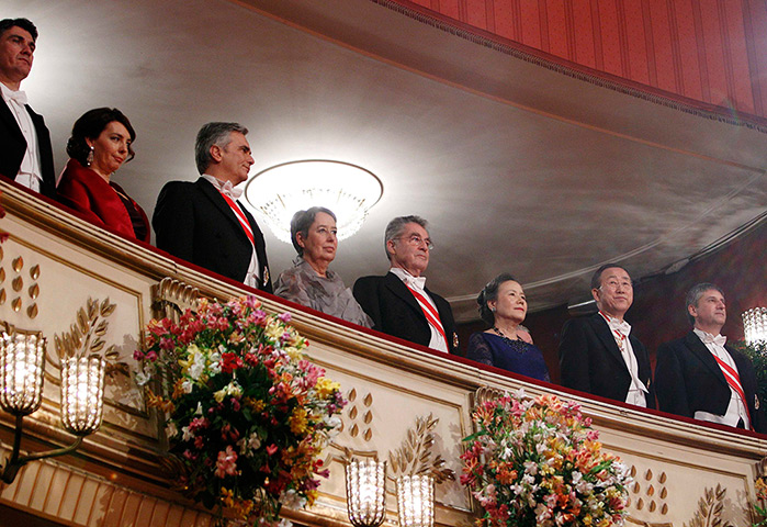 Vienna Opera Ball: Representatives of Austria and their guests