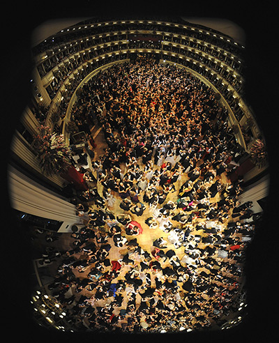 Vienna Opera Ball: A view of the dancers