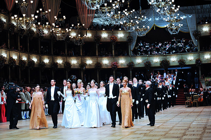 Vienna Opera Ball: The opening ceremony of the ball