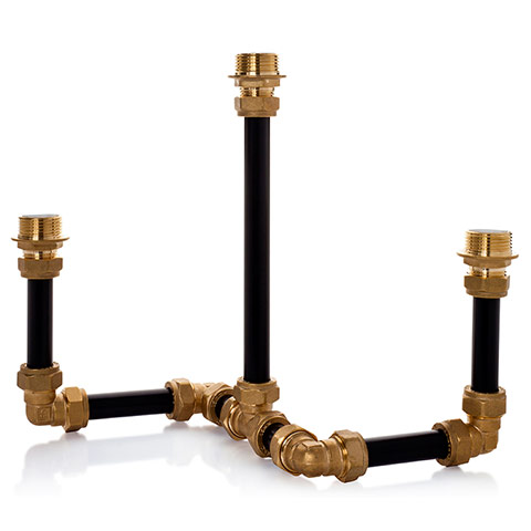 Lust List: Pipe candlestick by wolf and badger