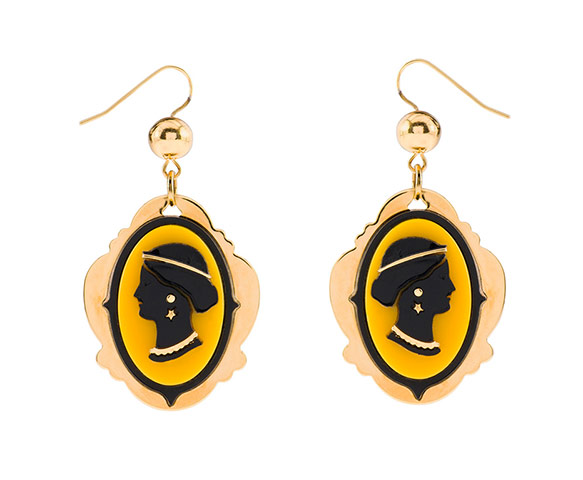 Lust List: Cameo earrings from Miu Miu