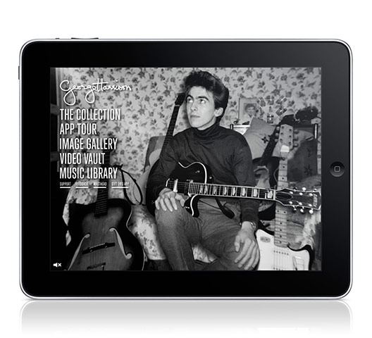 Lust List: George Harrison app on ipad