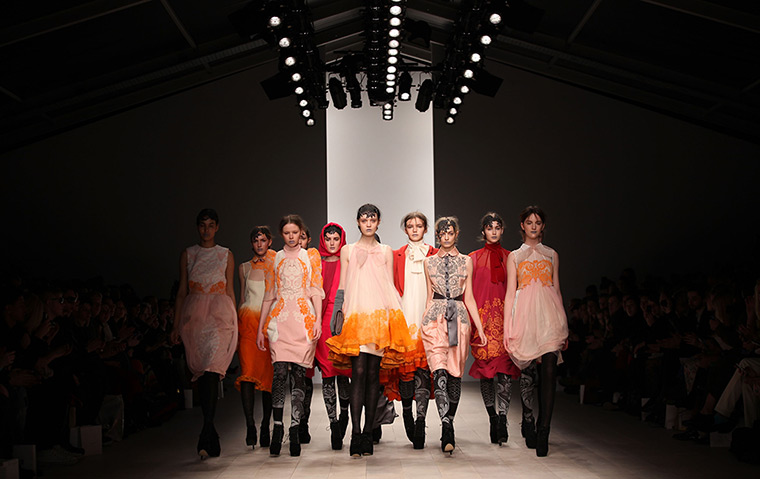 London Fashion Week: The Bora Aksun show at Somerset House