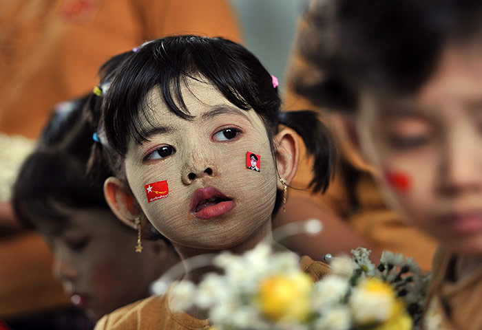 24 hours: Supporters of Myanmar democracy leader Aung San Suu Kyi