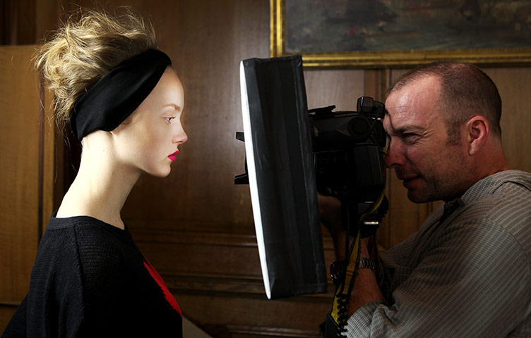 London Fashion Week: Clements Ribeiro: Backstage - LFW Autumn/Winter 2012