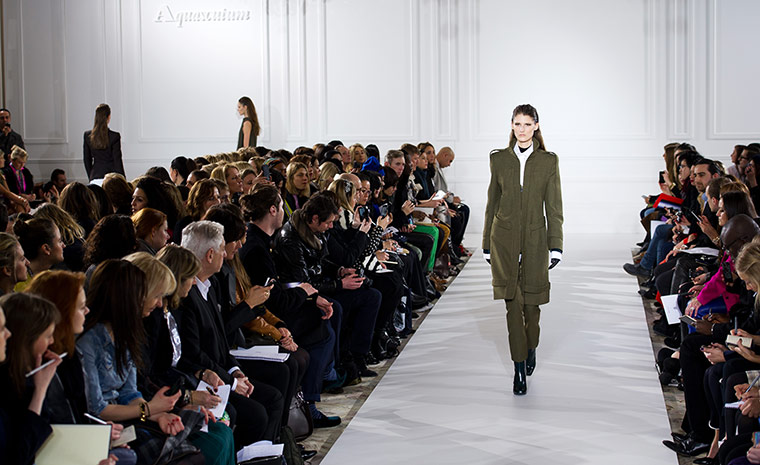 London Fashion Week: Aquascutum: Runway - LFW Autumn/Winter 2012