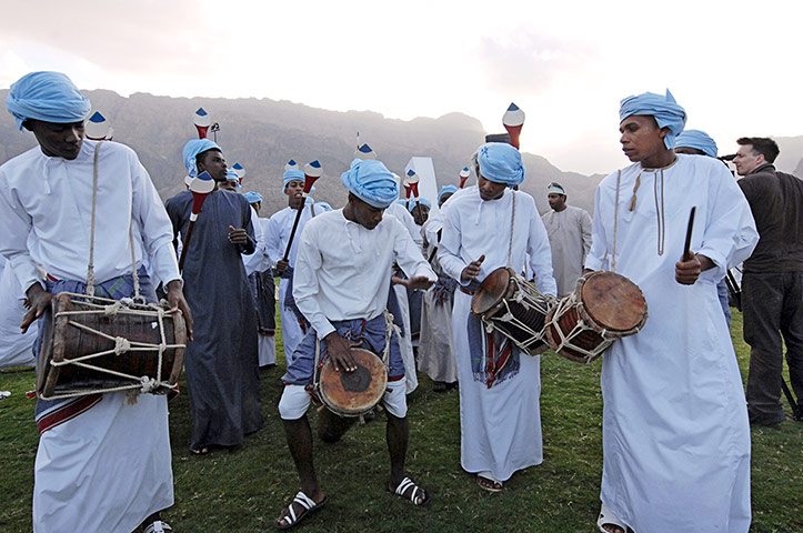 Week in Music: Omani men perform traditional music